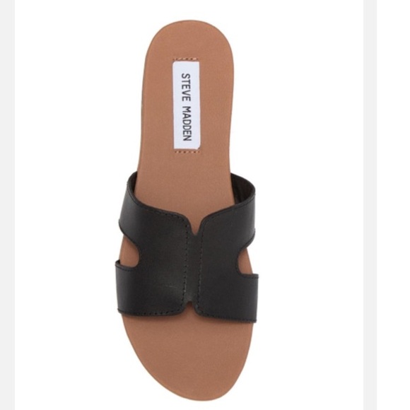 steve madden leather slides